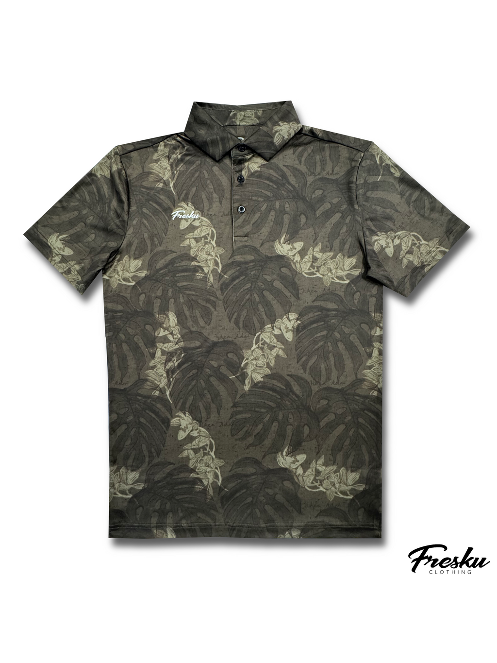 VINTAGE OLIVE ORCHIDS - ACTIVE POLO