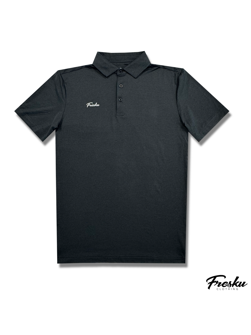 DEEP CHARCOAL GRAY - ACTIVE POLO