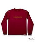 MAROON PACIFIC ISLANDER L/S