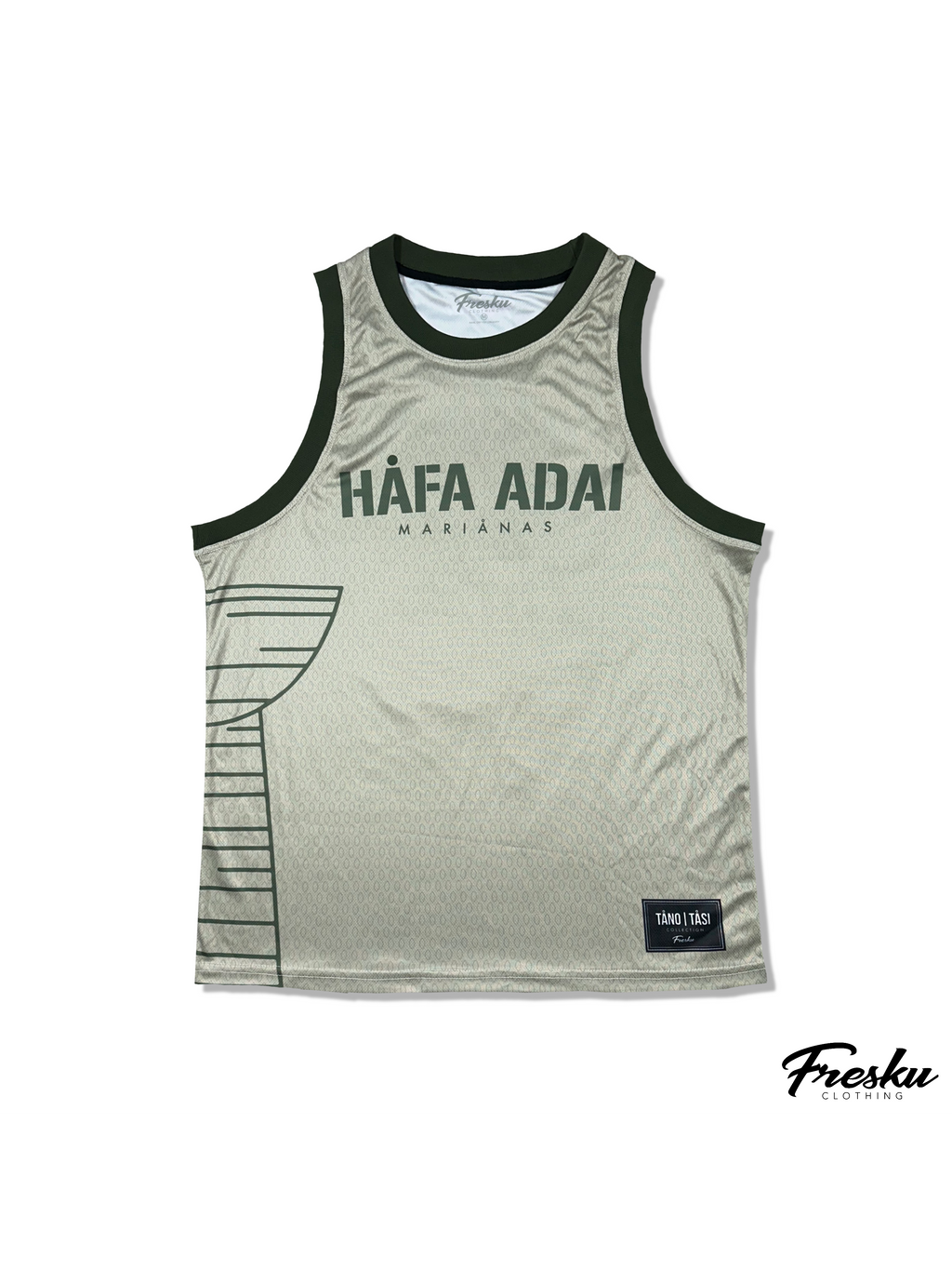 NEW JERSEY TANKTOP - TAN LATTE & SEAL