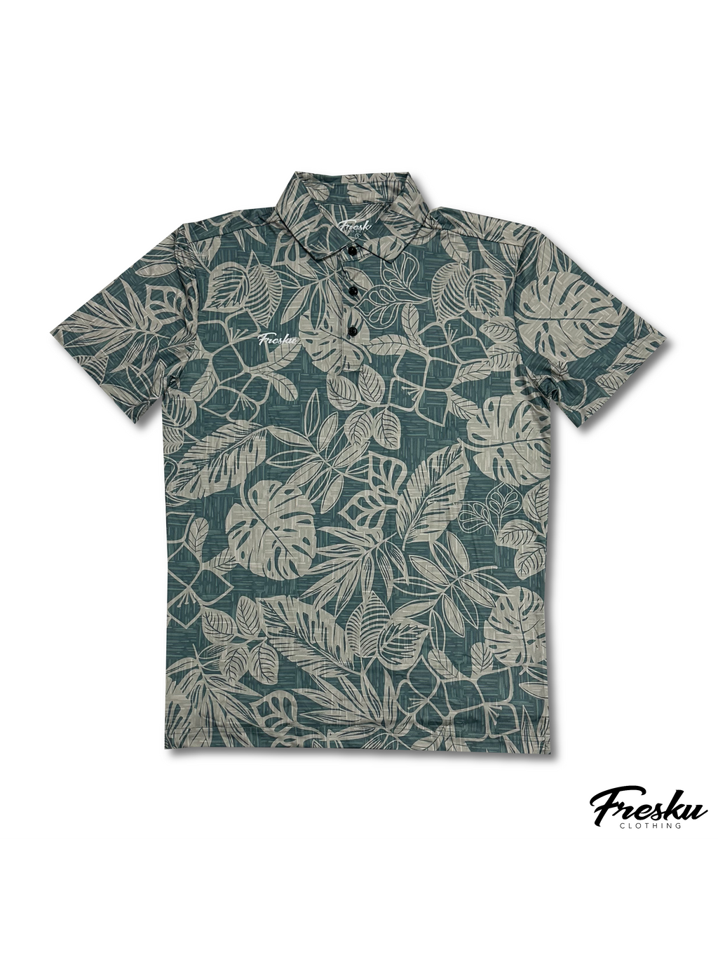 WOVEN TEAL GUASALI - ACTIVE POLO