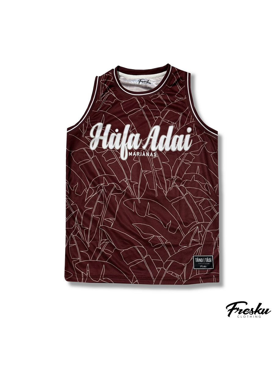 NEW JERSEY TANKTOP - HAFA ADAI MARIANAS MAROON AGA – FreskuClothing.com