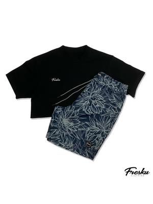 GO SHORTS - BLUE LILY