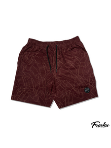 MAROON AGA SHORTS